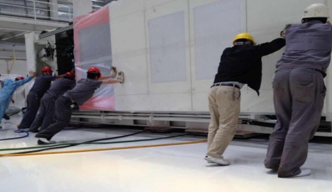 精密设备气垫搬迁